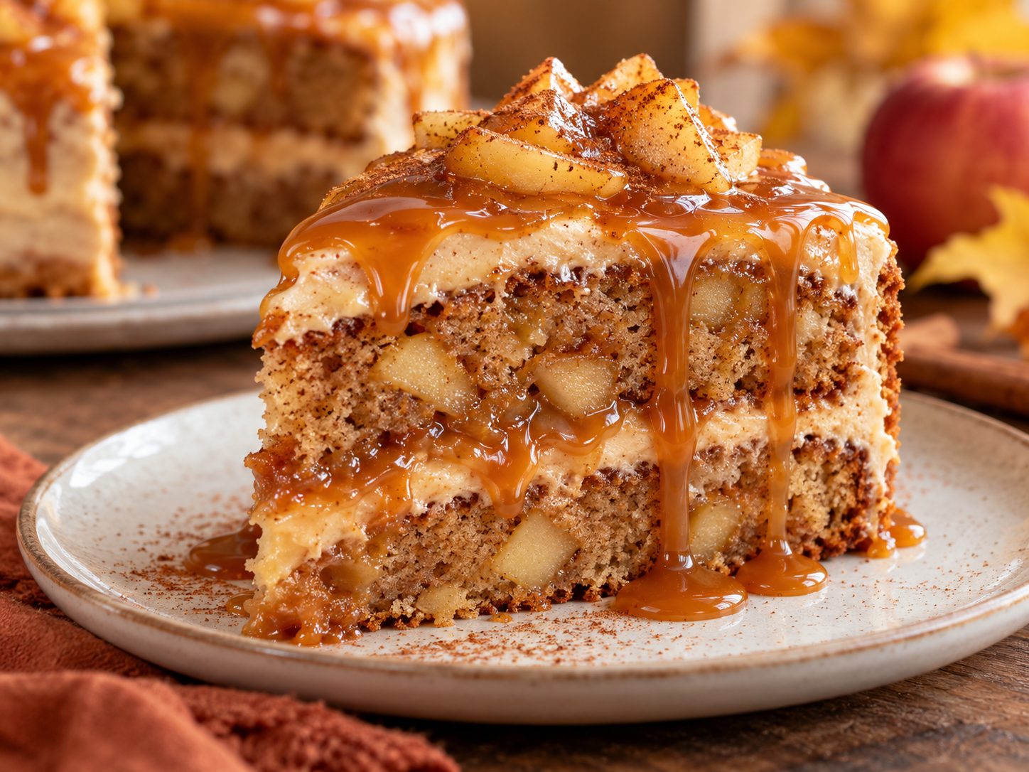 Apple Cider Caramel Cake — Dessert