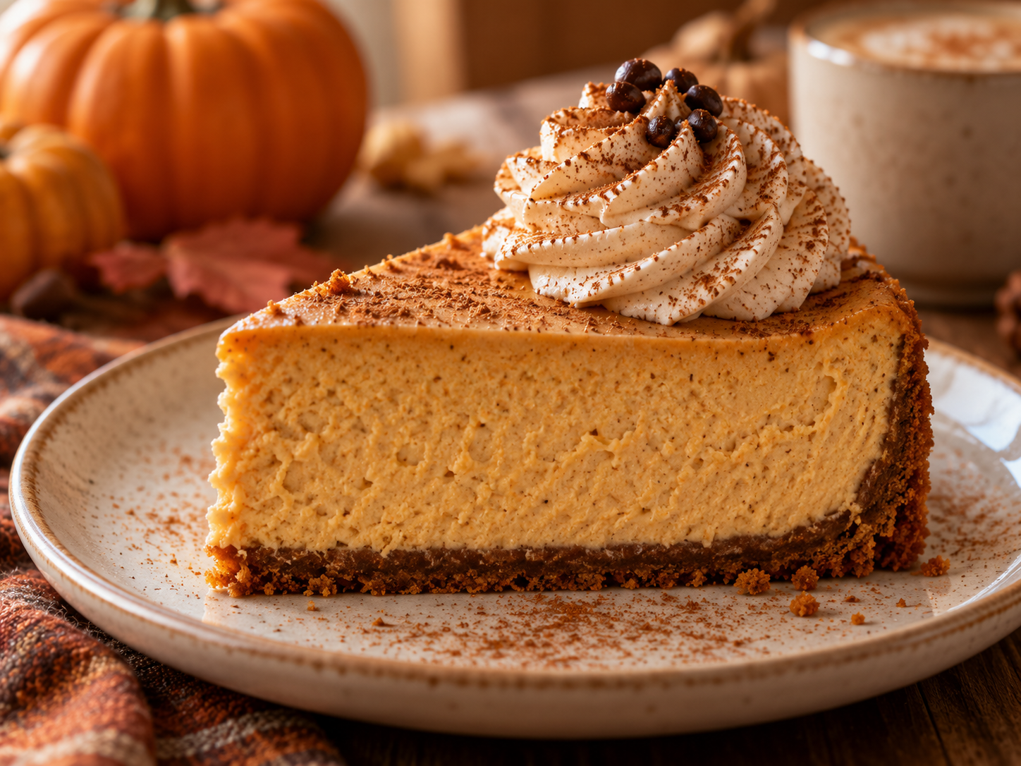 Pumpkin Spice Latte Cheesecake — Dessert